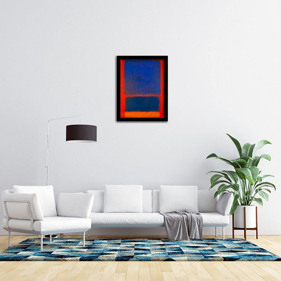 Blue, Orange, Red 1961 By Mark Rothk-Art Print, Frame Art, Plexiglas Cover
