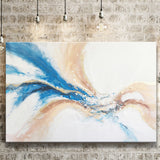 Blue Phoenix Abtract Canvas Prints Wall Art - Painting Canvas, Home Decor, Canvas Art, Prints For Sale