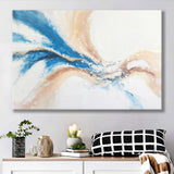 Blue Phoenix Abtract Canvas Prints Wall Art - Painting Canvas, Home Decor, Canvas Art, Prints For Sale