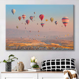 Blue Sky W Hot Air Balloons Canvas Prints Wall Art - Painting Canvas, Home Wall Decor, Painting Prints, For Sale