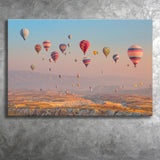 Blue Sky W Hot Air Balloons Canvas Prints Wall Art - Painting Canvas, Home Wall Decor, Painting Prints, For Sale