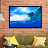Blue Wave Framed Art Prints Wall Art Decor, Framed Picture, Home Decor