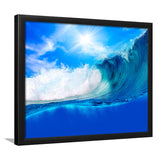 Blue Wave Framed Art Prints Wall Art Decor, Framed Picture, Home Decor