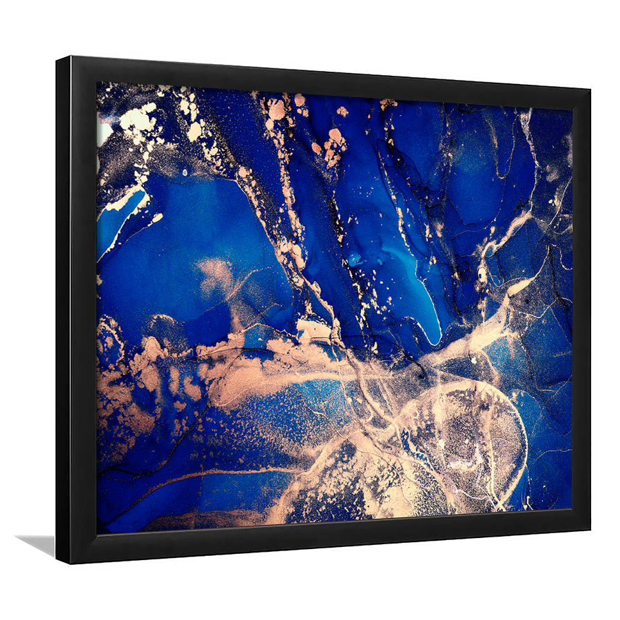 Blue Wall Art Framed Art Prints Wall Art Decor, Framed Picture, Home Decor