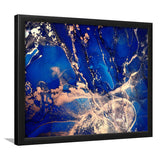 Blue Wall Art Framed Art Prints Wall Art Decor, Framed Picture, Home Decor