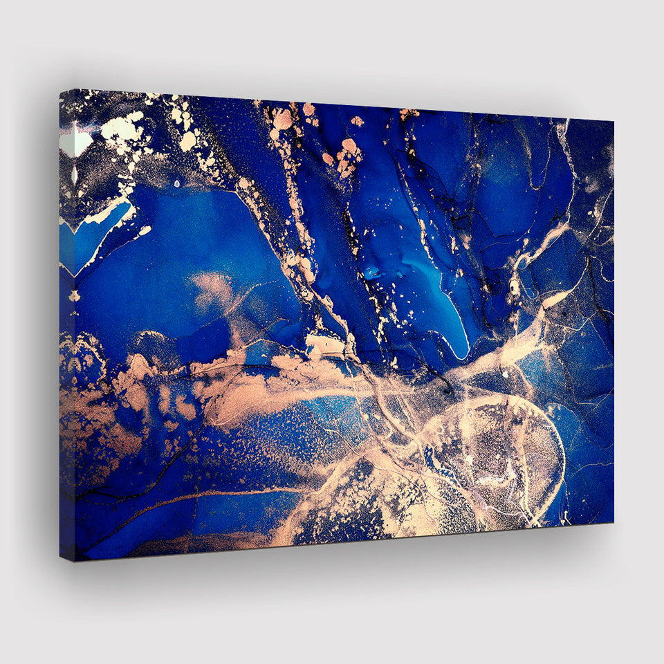 Blue Wall Art Canvas Prints Wall Art Decor - Painting Canvas,Home Decor, Ready to Hang
