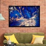 Blue Wall Art Framed Art Prints Wall Art Decor, Framed Picture, Home Decor