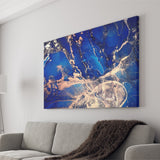 Blue Wall Art Canvas Prints Wall Art Decor - Painting Canvas,Home Decor, Ready to Hang