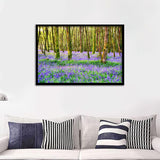 Bluebell Woods In The Cornwall Countryside Framed Wall Art - Framed Prints, Art Prints, Print for Sale, Painting Prints