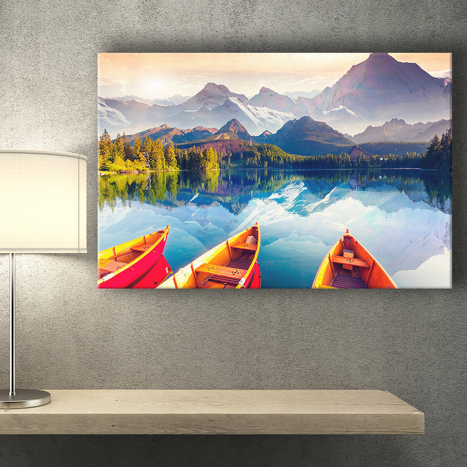 Boat Art Canvas Prints Wall Art Decor - Painting Canvas,Home Decor, Ready to Hang