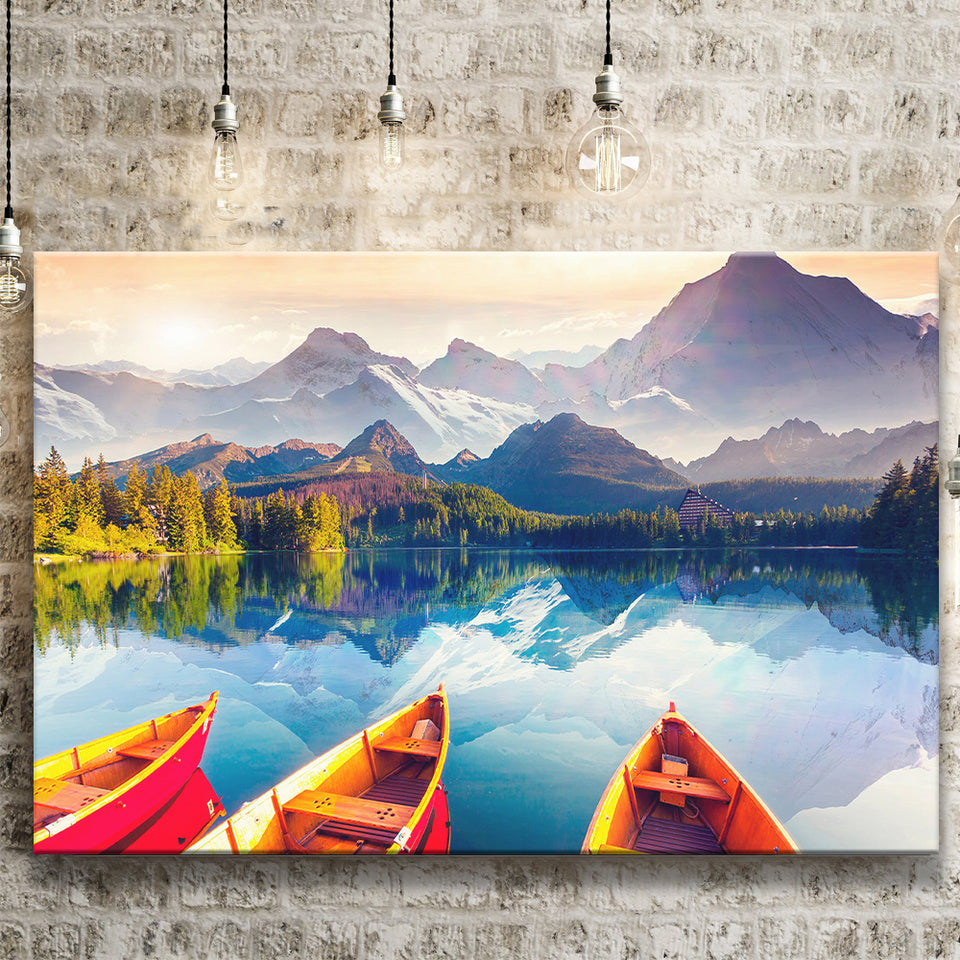 Boat Art Canvas Prints Wall Art Decor - Painting Canvas,Home Decor, Ready to Hang