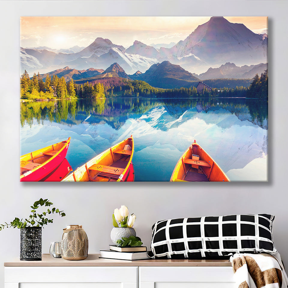 Boat Art Canvas Prints Wall Art Decor - Painting Canvas,Home Decor, Ready to Hang