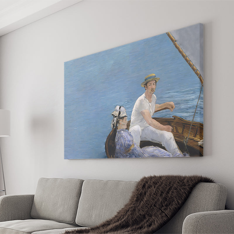 Boat Tour By Edouard Manet Canvas Wall Art - Canvas Prints, Prints for Sale, Canvas Painting, Canvas On Sale