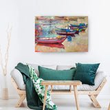 Boats Near The Shore 2 Acrylic Print - Art Prints, Acrylic Wall Art, Acrylic Photo, Wall Decor