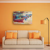 Boats Near The Shore 2 Acrylic Print - Art Prints, Acrylic Wall Art, Acrylic Photo, Wall Decor