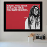 Bob Marley Deep Quotes Art Framed Art Prints Wall Decor, Framed Picture, Large Art Prints