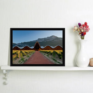 Bodegas Ysios Wine Cellar Spain Framed Canvas Wall Art - Canvas Prints, Prints For Sale, Painting Canvas,Framed Prints