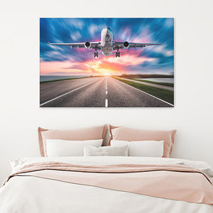 Boeing Landing Canvas Wall Art - Canvas Prints, Prints for Sale, Canvas Painting, Canvas On Sale