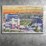 Boilermakers Stadium Ross Ade Stadium Watercolor, Sport Art Prints Fan Gift, Canvas Prints Wall Art Decor