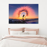 Boiling Water Abstract In The Ice Canvas Wall Art - Canvas Prints, Prints For Sale, Painting Canvas,Canvas On Sale