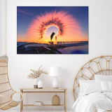 Boiling Water Abstract In The Ice Canvas Wall Art - Canvas Prints, Prints For Sale, Painting Canvas,Canvas On Sale
