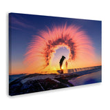 Boiling Water Abstract In The Ice Canvas Wall Art - Canvas Prints, Prints For Sale, Painting Canvas,Canvas On Sale