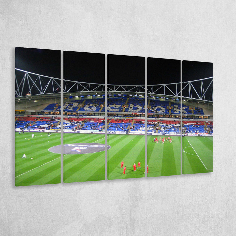 Bolton Wanderers Stadium Canvas Prints Bolton Stadium Wall Art Reebok,Multi Panels B,Sport Stadium Art Prints, Fan Gift