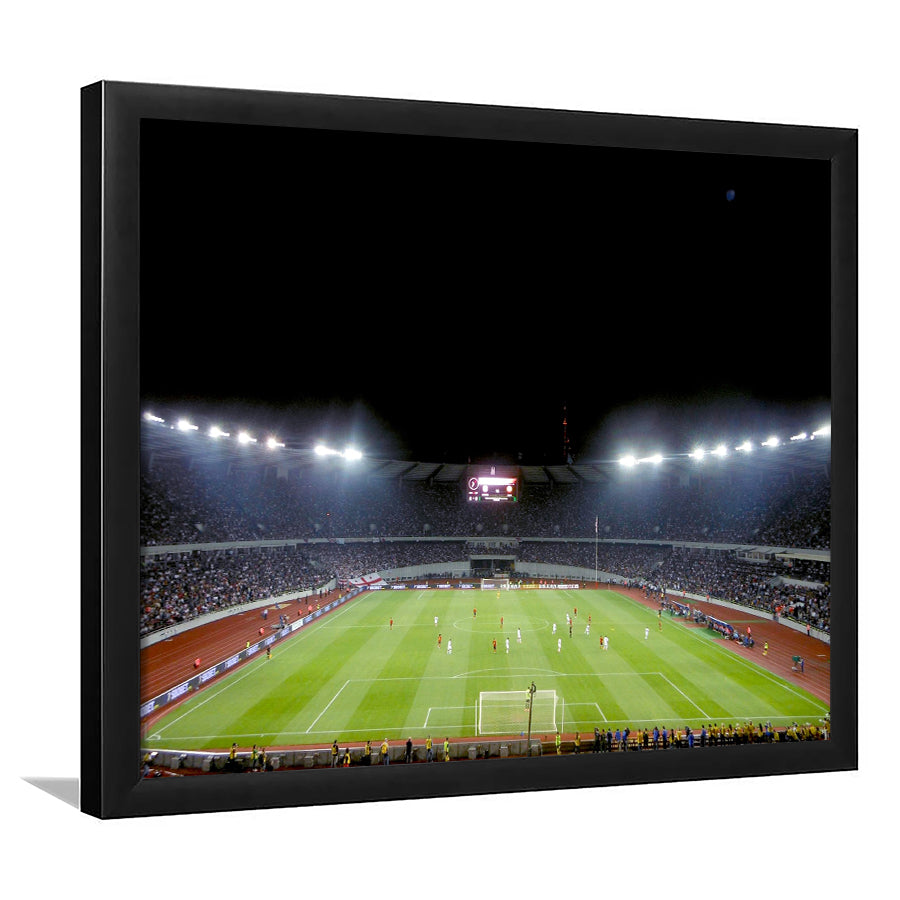 Boris Paichadze Dinamo Arena, Stadium Canvas, Sport Art, Gift for him, Framed Art Prints Wall Art Decor, Framed Picture