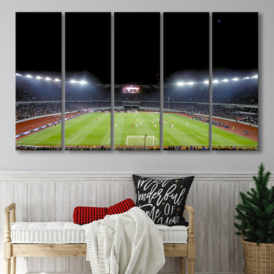 Boris Paichadze Dinamo Arena, Stadium Canvas, Sport Art, Gift for him, Multi Panels B, Canvas Prints Wall Art Decor