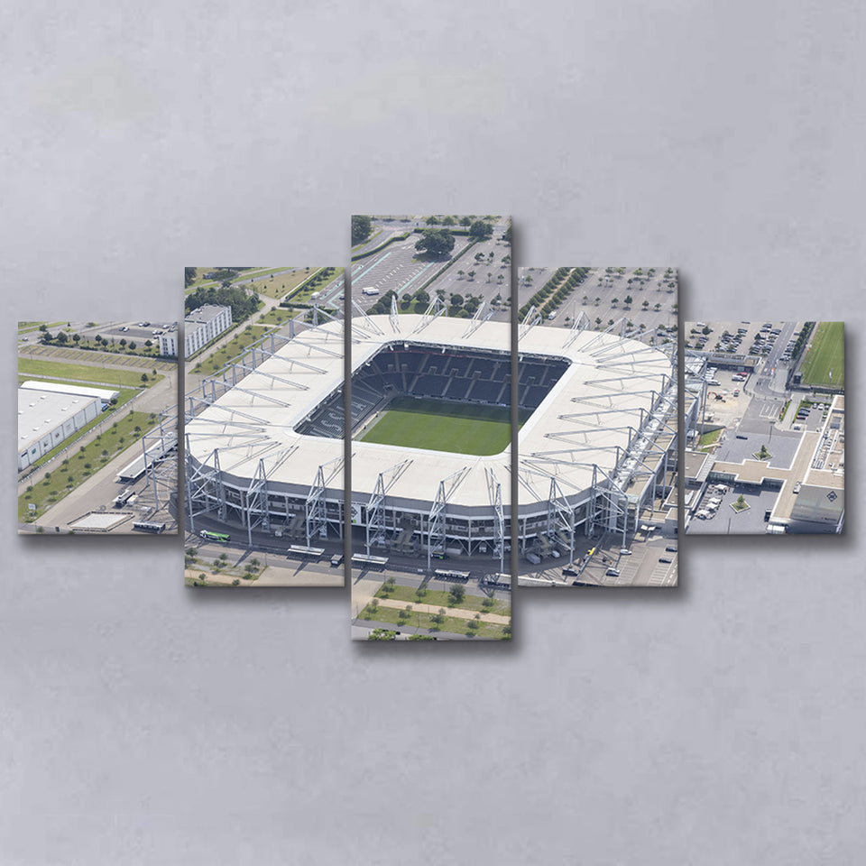 Borussia Park, Stadium Canvas, Sport Art, Large Canvas, Multi Panels, Canvas Prints Wall Art Decor