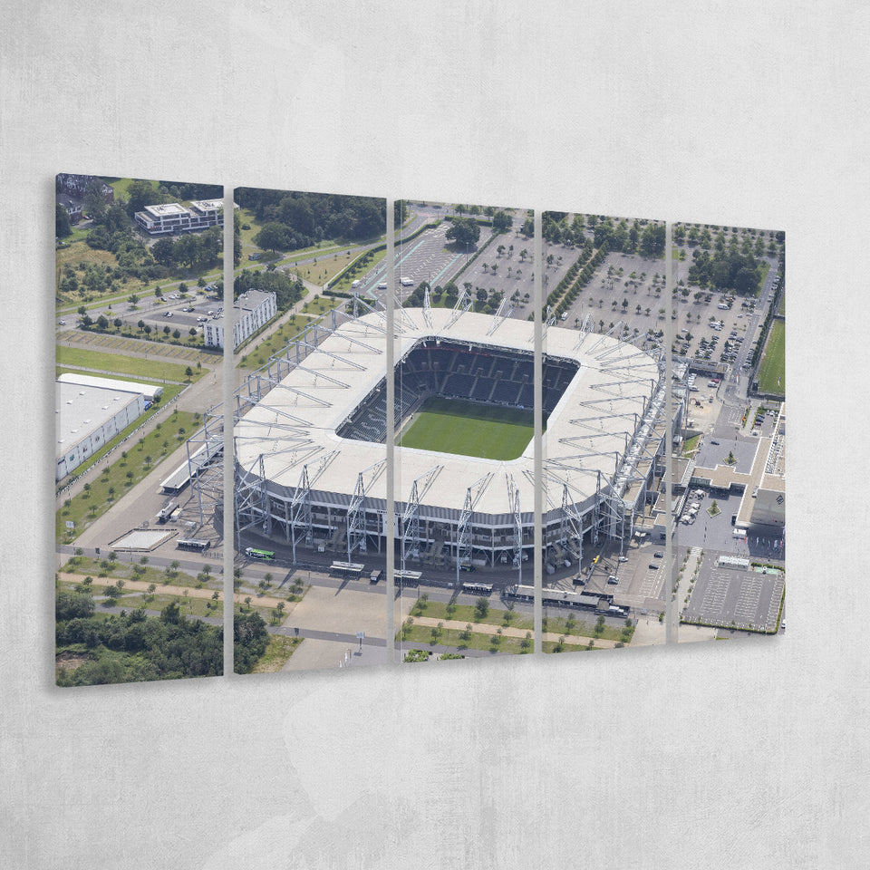 Borussia Park, Stadium Canvas, Sport Art, Gift for him, Multi Panels B, Canvas Prints Wall Art Decor