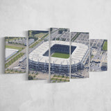 Borussia Park, Stadium Canvas, Sport Art, Large Canvas, Multi Panels, Canvas Prints Wall Art Decor