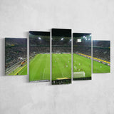 Borussia Park Stadium, Stadium Canvas, Sport Art, Large Canvas, Multi Panels, Canvas Prints Wall Art Decor