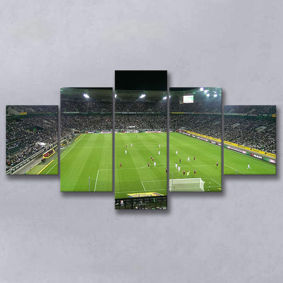Borussia Park Stadium, Stadium Canvas, Sport Art, Large Canvas, Multi Panels, Canvas Prints Wall Art Decor