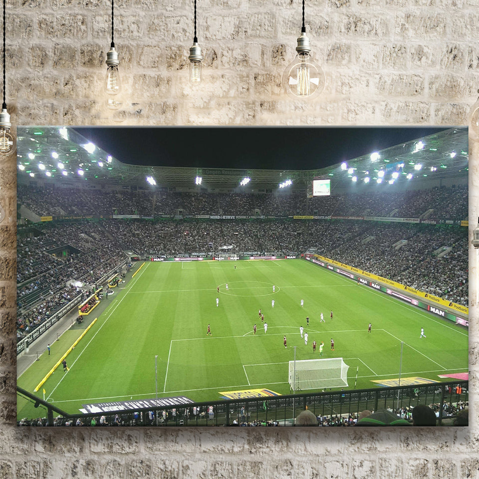Borussia Park Stadium, Stadium Canvas, Sport Art, Gift for him, Fan Gift, Canvas Prints Wall Art Decor