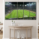 Borussia Park Stadium, Stadium Canvas, Sport Art, Gift for him, Multi Panels B, Canvas Prints Wall Art Decor
