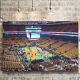 Boston Celtics Wall Art TD Garden Stadium Canvas Prints Basketball,Sport Stadium Art Prints, Fan Gift, Wall Decor