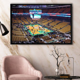 Boston Celtics Wall Art TD Garden Stadium Framed Canvas Prints Basketball,Sport Stadium Art Prints, Fan Gift