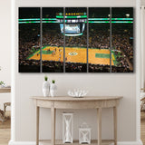 Boston Celtics Wall Art TD Garden Stadium Canvas Prints Basketball,Multi Panels B,Sport Stadium Art Prints, Fan Gift