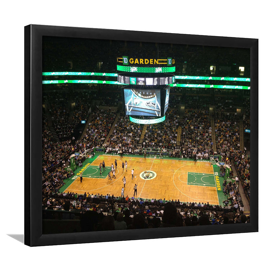 Boston Celtics Wall Art TD Garden Stadium Art Prints Basketball,Sport Stadium Art Prints, Fan Gift, Wall Decor