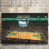 Boston Celtics Wall Art TD Garden Stadium Canvas Prints Basketball,Sport Stadium Art Prints, Fan Gift, Wall Decor