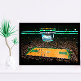 Boston Celtics Wall Art TD Garden Stadium Art Prints Basketball,Sport Stadium Art Prints, Fan Gift, Wall Decor