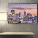 Boston City at Evening Canvas Prints Wall Art Decor - Paiting Canvas, Art Prints, Wall Decor, For Sale