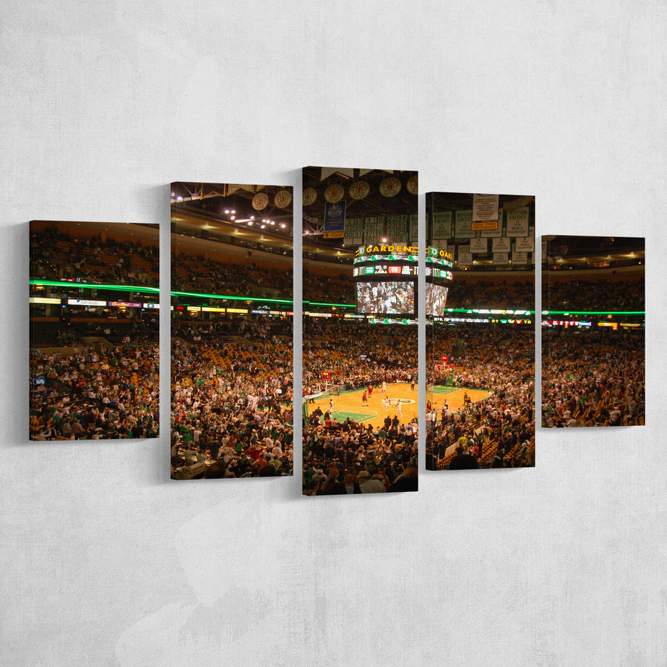 Boston Garden, Stadium Canvas, Sport Art, Large Canvas, Multi Panels, Canvas Prints Wall Art Decor
