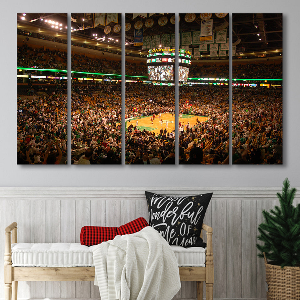 Boston Garden, Stadium Canvas, Sport Art, Gift for him, Multi Panels B, Canvas Prints Wall Art Decor
