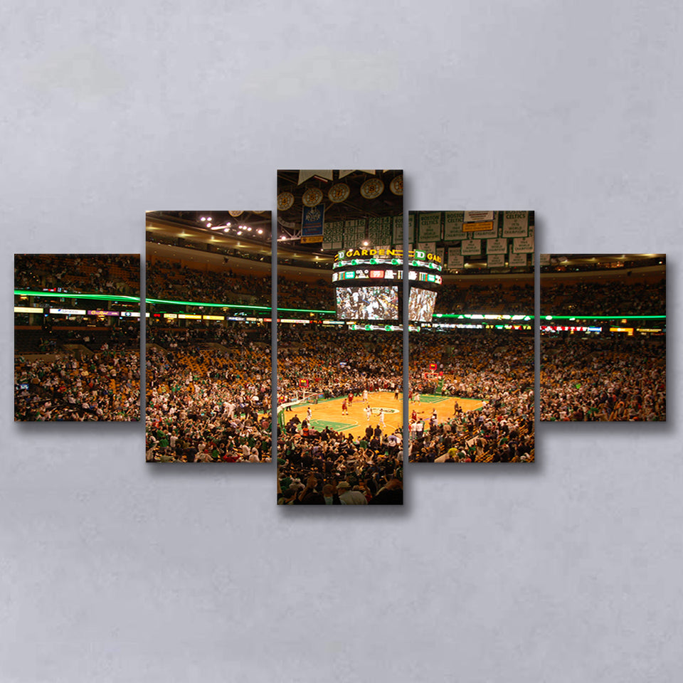 Boston Garden, Stadium Canvas, Sport Art, Large Canvas, Multi Panels, Canvas Prints Wall Art Decor