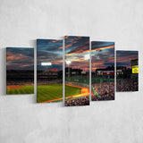 Boston Red Sox Stadium Wall Art Fenway Park Stadium Canvas Prints,Multi Panels,Sport Stadium Art Prints, Fan Gift