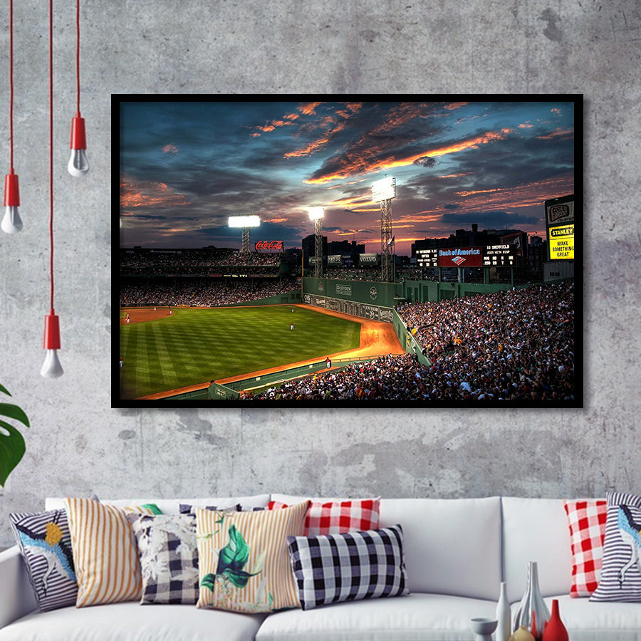 Boston Red Sox Stadium Wall Art Fenway Park Stadium Art Prints,Sport Stadium Art Prints, Fan Gift, Wall Decor