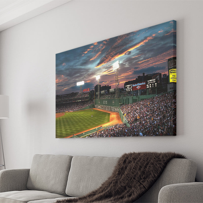Boston Red Sox Stadium Wall Art Fenway Park Stadium Canvas Prints,Sport Stadium Art Prints, Fan Gift, Wall Decor