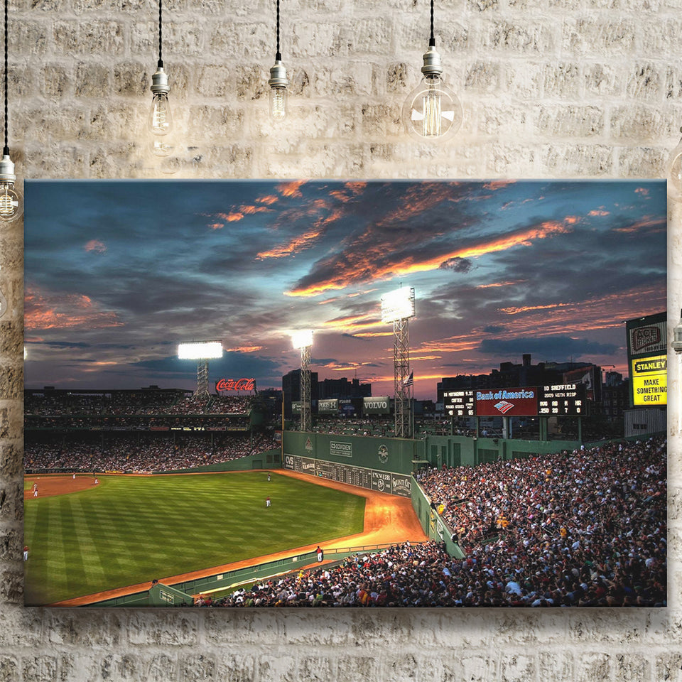 Fenway Park Boston Red Sox Baseball Ballpark Stadium Painting by